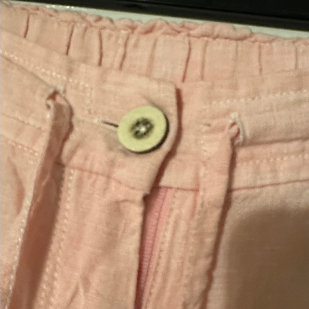 Tommy Bahama Light Pink Women's linen Shorts - Picture 2 of 6